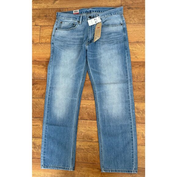 Levi’s 505 Men’s Regular Fit Straight Leg Jeans 34/30 NWT - Picture 4 of 10
